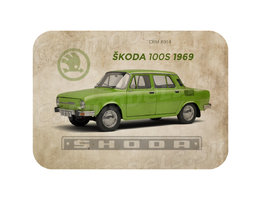 Magnetka Škoda 100S (1969) zelená